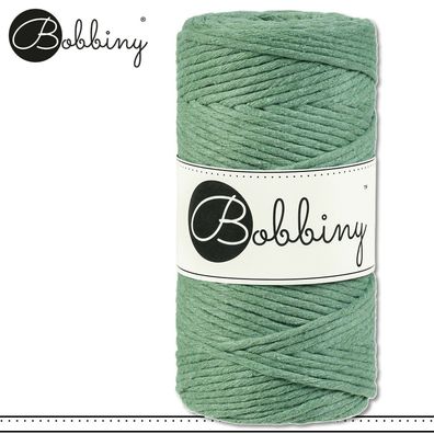 Bobbiny 100 m Makramee-Kordel 3 mm | Eucalyptus Green | Hobby Basteln Premium