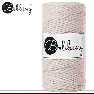 Bobbiny 100 m Makramee-Kordel 3 mm | Nude | Hobby Basteln Premium