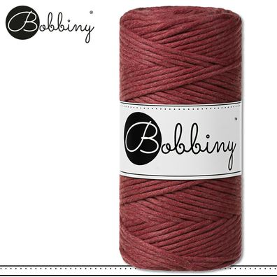 Bobbiny 100 m Makramee-Kordel 3 mm | Wild Rose | Hobby Basteln Premium