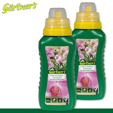 Gärtner?s 2 x 250 ml Orchideendünger mit Spurennährstoffen mit Dosierkappe