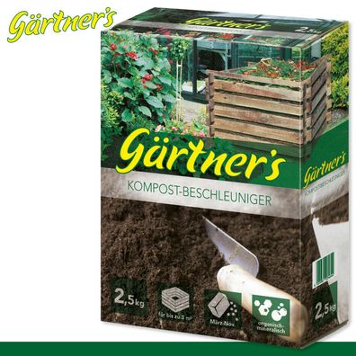 Gärtner?s 2,5 kg Kompostbeschleuniger Verrottehilfsstoff Komposthilfe Garten