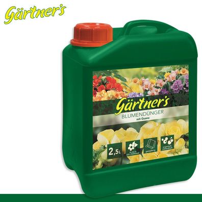 Gärtner?s 2,5 l Blumendünger mit Guano Seevogel-Guano vitale Blühpflanzen