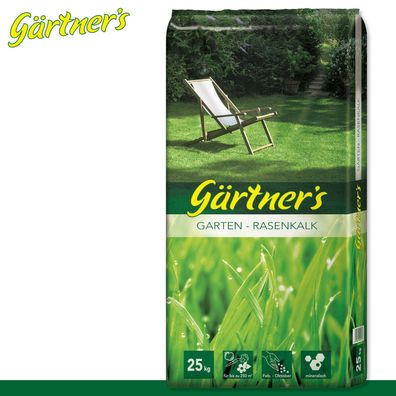 Gärtner?s 25 kg Garten-Rasenkalk Magnesium Erde Pflege Wachstum Garten