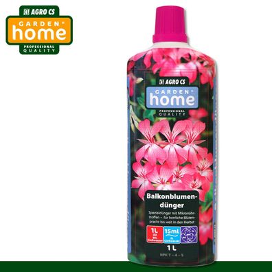 Garden Home 1 l Balkonblumendünger Spezialdünger mit Mikronährstoffen Blüten