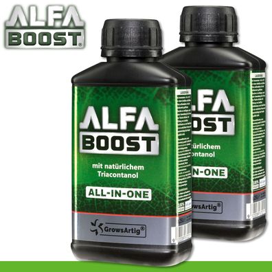 GrowsArtig 2 x 250 ml Alfa Boost All-in-One mit natürlichem Triacontanol