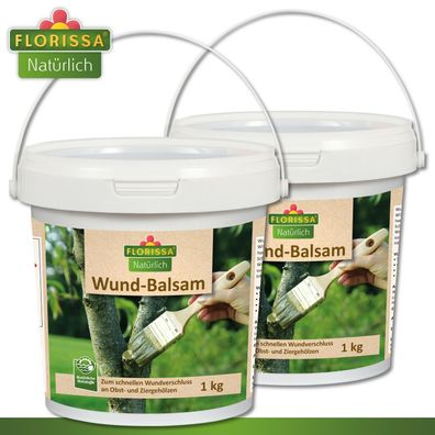 Florissa 2 x 1 kg Wund Balsam Wundheilung Wundverschluss Baumwunde Schutz