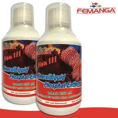 Femanga 2 x 250 ml MineralLiquid Phosphat-Entferner
