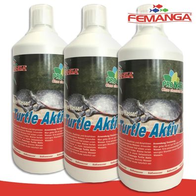 Femanga 3 x 1000 ml Turtle Aktiv