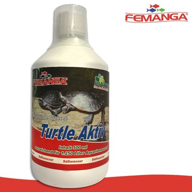 Femanga 500 ml Turtle Aktiv Reptilien Amphibien Schildkröte Infektion Wasser