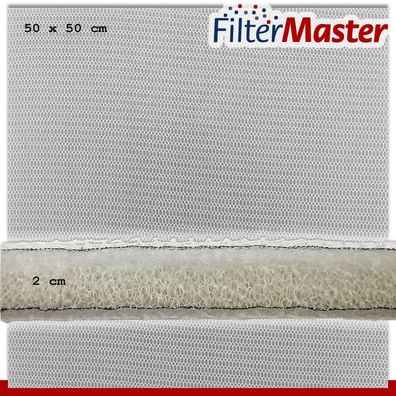 Filtermatte 50 x 50 x 2 cm 6D All-In-One Filtermatte * * * Neuheit * * *