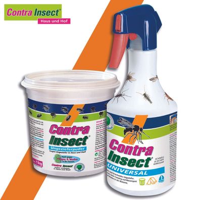 Frunol Delicia Contra Insect® Set: Ungezieferpuder + Universal Spray