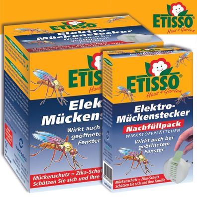 Frunol Delicia ETISSO 1 x Elektro-Mückenstecker + 1 x Nachfüllpack