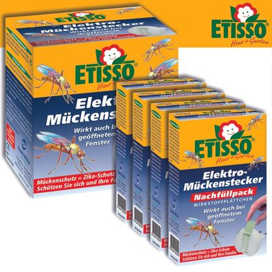 Frunol Delicia ETISSO 1 x Elektro-Mückenstecker + 4 x Nachfüllpack