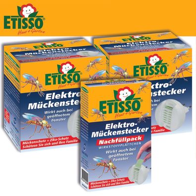 Frunol Delicia ETISSO 2 x Elektro-Mückenstecker + 1 x Nachfüllpack