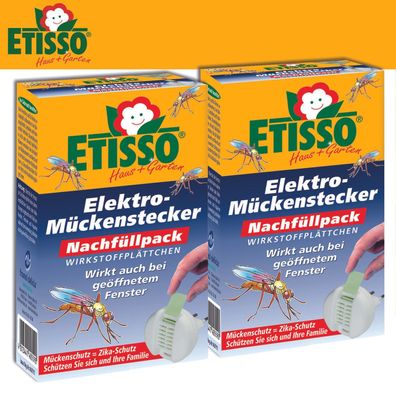 Frunol Delicia ETISSO 2x Nachfüllpack für Elektro-Mückenstecker (à 20 Plättchen)