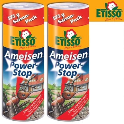 Frunol Delicia ETISSO® 2 x 575 g Ameisen Power-Stop Gift Garten Nest Bekämpfung