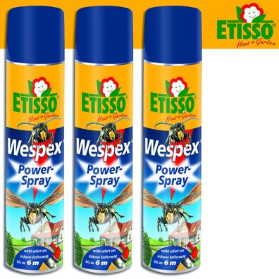 Frunol Delicia ETISSO® 3x 600ml Wespex Power-Spray Wespen Bekämpfung Nest Schutz