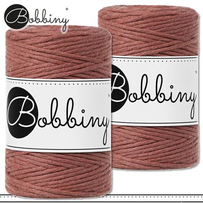 Bobbiny 2 x 100 m Makramee-Kordel 1,5 mm | Sunset | Hobby Basteln Premium
