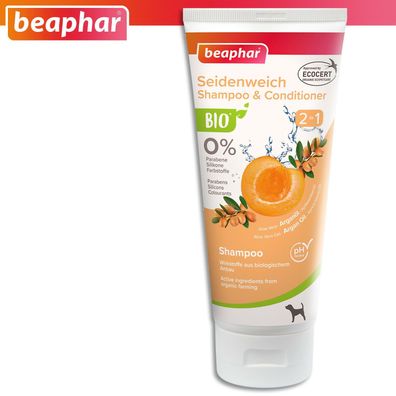 Beaphar 200 ml Bio Shampoo Seidenweich Shampoo & Conditioner