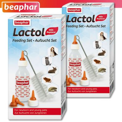 Beaphar 2 x Lactol Aufzucht Set (je 8-teilig)