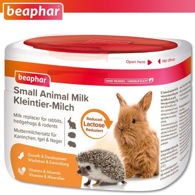 Beaphar 200g Kleintier-Milch für Kaninchen Igel & Nager Aufzucht Muttermilch