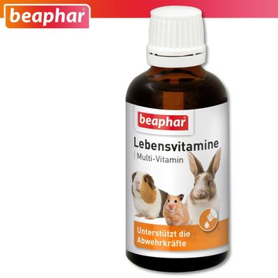 Beaphar 50 ml Lebensvitamine für Kleinsäuger