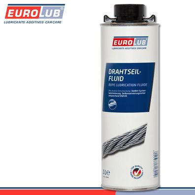 EuroLub 1 l Drahtseil-Fluid Seilkonservierung Nachschmiermittel Drahtseil