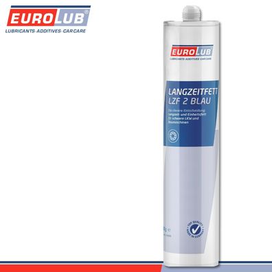 EuroLub 500 g Kartusche Langzeitfett LZF 2 Blau Schmierfett Mineralölbasis