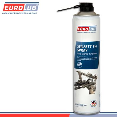 EuroLub 600 ml Seilfett TW Spray Hohlraumversiegler Sprühfett Fettspray