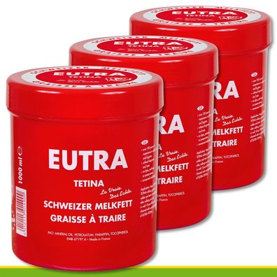 EUTRA 3 x 1000 ml Melkfett