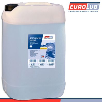 EuroLub 25 l Destilliertes Wasser entmineralisiert über Umkehrosmose