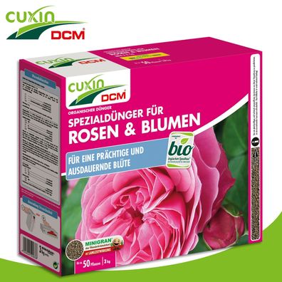 Cuxin DCM 3 kg Spezialdünger für Rosen & Blumen Bio Wachstum Nährstoffe Blüte