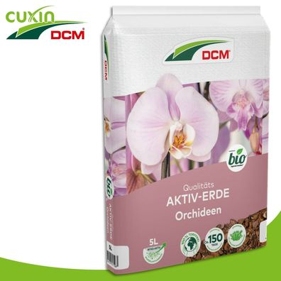 Cuxin DCM 5 l Aktiv-Erde Orchideen BIO Pflanzenerde Blumenerde