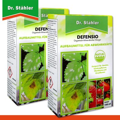 Dr. Stähler 2 x 100 ml Defensio | Organisch-Mineralischer Dünger | Konzentrat