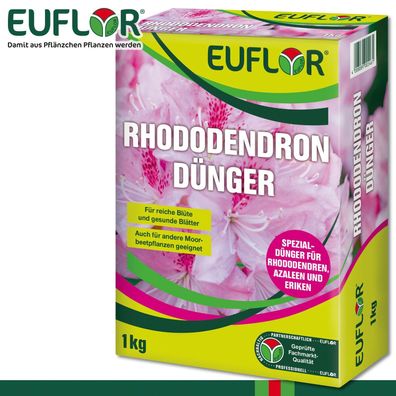 Euflor 1 kg Rhododendrondünger Azalee Heidelbeere Erika Moorbeetpflanze