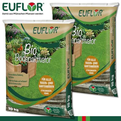 Euflor 2 x 10 kg Bio Bodenaktivator Ökologisch Rose Obst Beere Regeneration