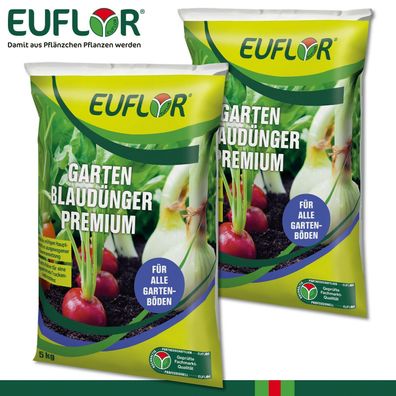 Euflor 2 x 5 kg Garten Blaudünger Premium phosphatreduziert Obst Gemüse Allzweck