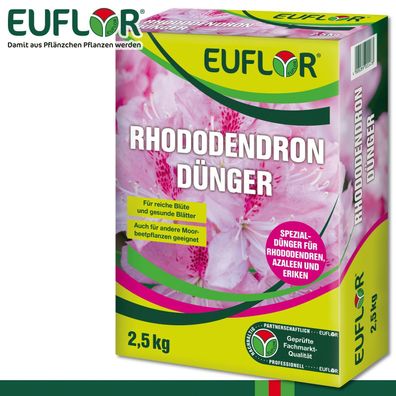Euflor 2,5 kg Rhododendrondünger Azalee Heidelbeere Erika Moorbeetpflanze