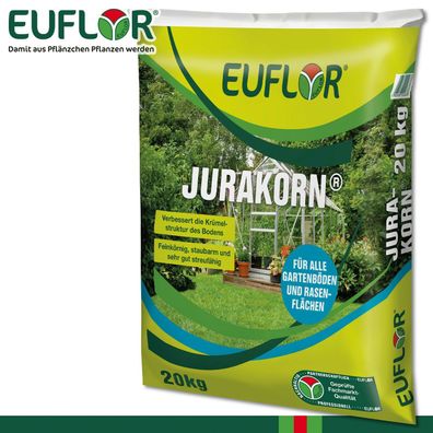 Euflor 20 kg Jurakorn Kohlensaurer Kalk Erhaltungskalkung Rasen Gartenboden