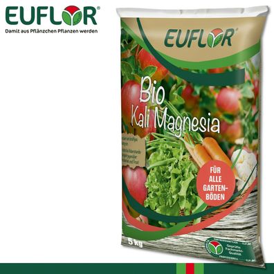 Euflor 5 kg Bio Kali Magnesia Ansaat Widerstandsfähigkeit Blattgrün