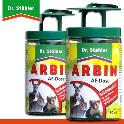 Dr. Stähler 2 x Arbin AF Dose + je 50 ml Lösung | Wildabweiser