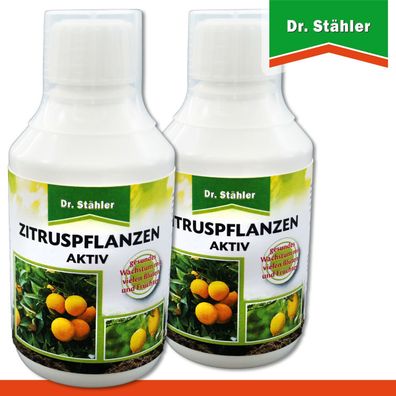 Dr. Stähler 2 x 250 ml Zitruspflanzen Aktiv