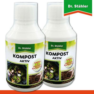 Dr. Stähler 2 x 500 ml Kompost Aktiv