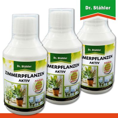 Dr. Stähler 3 x 250 ml Zimmerpflanzen Aktiv