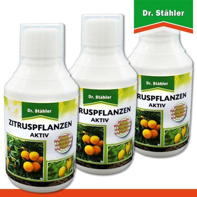 Dr. Stähler 3 x 250 ml Zitruspflanzen Aktiv
