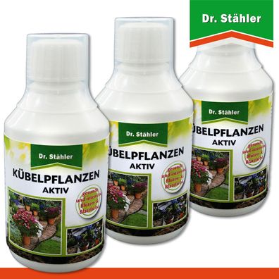 Dr. Stähler 3 x 500 ml Kübelpflanzen Aktiv