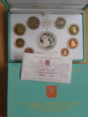 KMS 2013 PP Vatikan Papst Benedikt XVI. mit 20 euro Silber Guiseppe Verdi (Nabucco)