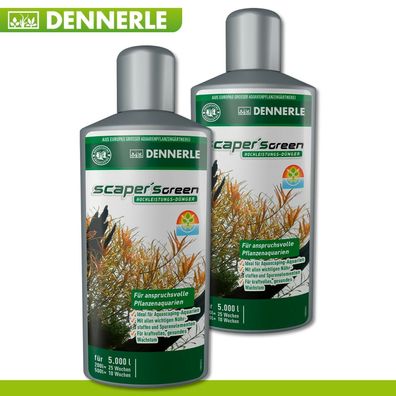 Dennerle 2 x 500 ml Scaper`s Green Hochleistungsdünger Pflanzendünger Aquarien