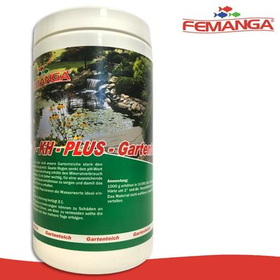 Femanga 1000g GH-KH-plus Gartenteich Mineralien Karbonat Gesamthärte Wasser