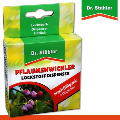 Dr. Stähler 1 x 3 Pflaumenwickler Lockstoffdispenser